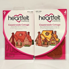 Heartfelt Creations COUNTRYSIDE COTTAGE Stamp Die Set HCPC 3938 HCDI 7332