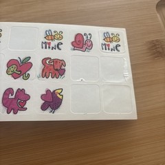 Vtg Color Clings Paper Magic Valentines Stickers Book Love Hearts Animals