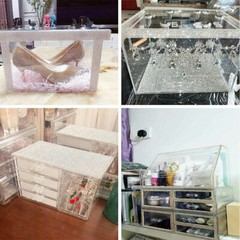 Self Adhesive Crystal Rhinestone Sticker Diamond Ribbon DIY Car Phone Bags Decor