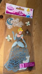 Rare! JOLEE’S BOUTIQUE Cinderella 3D Dimensional Sticker, Disney Princess