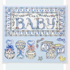 Frances Meyer Baby Stickers – Rare Vintage Baby Shower Sticker Sheet – Crafts