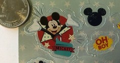 MICKEY MOUSE Foil Stickers(17pc) Disney•Sandylion•Head Icons•Disneyland•Shucks