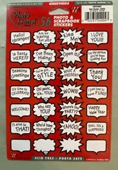 Lot of Various Caption Stickers! 22+ Sheets Stickopotamus, Little Yellow Bicycle
