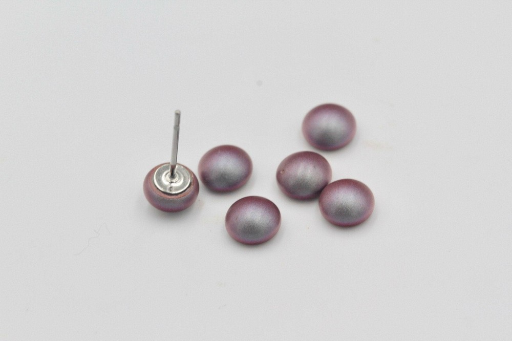1/5/10pcs, 6mm, Genuine Swarovski® 5817 Iridescent Red Pearl Flatback Cabochon P