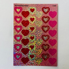TREND Sparkle Stickers CHRISTMAS, 4th Of July HEARTS, SUNNY Summer, Halloween