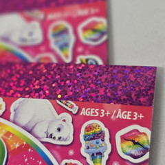 NEW Lisa Frank Sticker Book 600 Stickers/5 sheets per booklet Bendon – LOT of 2