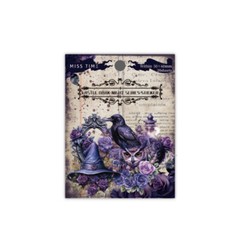 Gothic Castle PET Stickers Junk Journals Album Card Collage DIY Scrapbooking Art