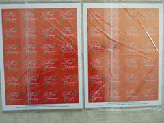 Vtg Current Inc Christmas Sticker Sheet Lot 8.5×11 (21) Full Sheets(14) Partial