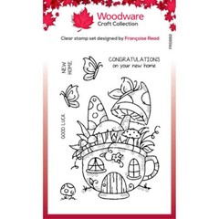 Woodware Craft COLLECTION CLEAR ACRYLIC STAMPS – MUSHROOM CUP