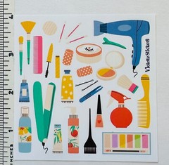 Violette Stickers Fashion Girl Makeup Style Crafts Planner Supply Scrapbook