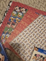 Disney Srapbooking Lot With Scrqpbooks Stickers Papers And More
