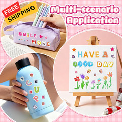 4000 Pcs+ Letter Stickers, 52 Sheets Alphabet Stickers Self-Adhesive Colorful