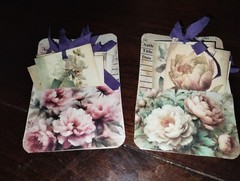 2 Beautiful Loaded Pockets Junk Journals Scrapbook USA.