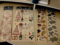 FRANCES MEYER Wedding Theme Stickers Lot Of 4 Pkgs Vtg NIP