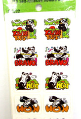Vintage Positive Pandas 60 Incentive Stickers Instructional Fair IF4222 NIP NOS