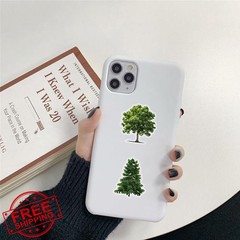 Qaxrocyn Aesthetic Tree Polyester Stickers 50pc