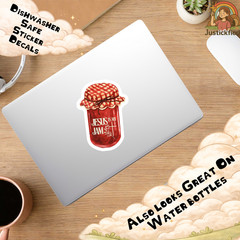 Christian Jesus Sticker, Faith Bible Decal, Inspirational Vinyl Sticker
