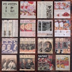 200pcs Vintage Junk Journal Supplies,Scrapbook Supplies Scrapbooking Paper