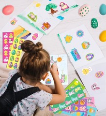 Easter Stickers for Kids – 400 Pcs Easter Basket Stuffers | Easters Gifts