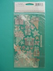 Stickopotamus/Sticko PRECIOUS PRESENTS Binder Sheet Scrapbook Stickers Vellum