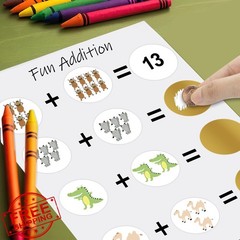 GUEER 100 Gold 2 inch Scratch Off Stickers