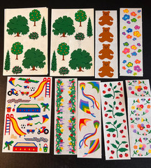 Mrs. Grossman’s Play Pack Bear House Stickers and Book 1979-2000!