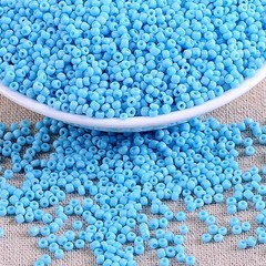 2000 pcs Opaque Glass small Beads 2mm (10/0) + Storage Box Jewelry Making