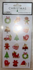 12 HL Christmas Paper Crafts Pink Christmas Icons Sticker Packs