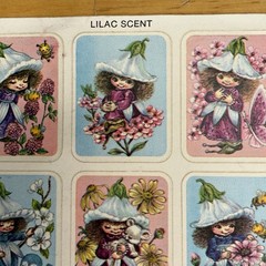 Vintage Victoria Plum Critters Smelly Scratch ‘n Sniff Stickers Very RARE Read
