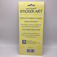 Vintage Loew-Cornell Scrapbooking Stickers Birds Of A Feather Sealed Pack Of 20