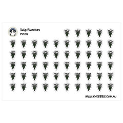 Tulip Planner Stickers – Colorful Flower Stickers for Stylish Organizer Accents