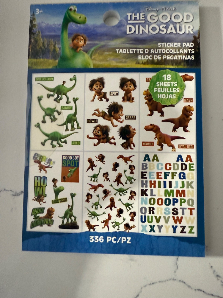 EK Success Disney/Pixar The Good Dinosaur (Movie) 336PC 18 Sheet 6 Design Crafts