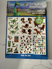 EK Success Disney/Pixar The Good Dinosaur (Movie) 336PC 18 Sheet 6 Design Crafts