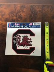 NCAA Multi-Use Decal Reusable/Removable – WinCraft NEW-UNIV SOUTH CAROLINA