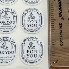 36pcs Thank You Stickers 1.1” × 1.2” Small Business Decorate Envelopes Sealing
