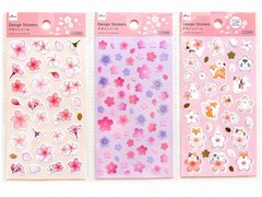 Japanese Sakura Sticker Set Kawaii Cherry Blossom Scrapbooking Planner Washi Tap