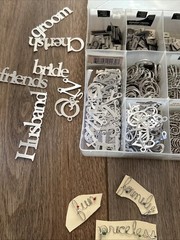 LOT Scrapbook Journal Accents Metal Crafts Jewelry Snaps Hangers Charms