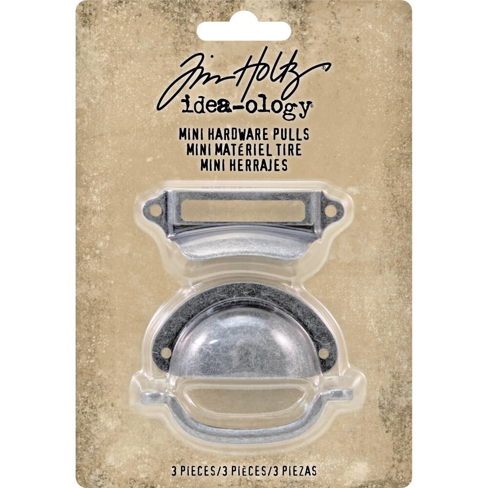 Tim Holtz Idea-ology Mini Hardware Pulls Door Drawer Handles