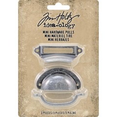 Tim Holtz Idea-ology Mini Hardware Pulls Door Drawer Handles