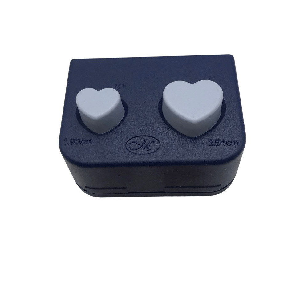 Creative Memories Mini Heart 3/4 & 1 inch Punch in original box