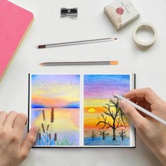 4×6″ Mixed Media Sketchbook for Drawing,Hardcover Mix Media Art 6x4in-Black