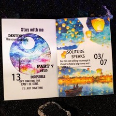 Fantasy Background Paper Stickers Journal Planner Scrapbooking DIY Wall Collage