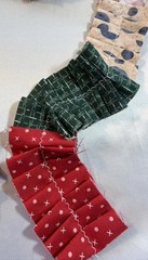 Fabric Ruffles Snippet Roll, Clusters, 60 Inch Length, Junk Journals, Ephemera