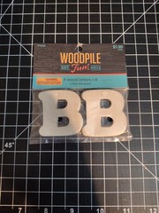 Hobby Lobby Woodpile 1.75” Wood Letters (4 Pieces Of Letter B) Still Sealed New