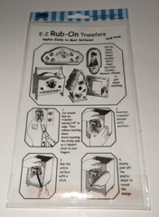 EZ Rub-On Transfers VEGGIES ROL-1140 Vegetables Beats Radish Avocado New Crafts