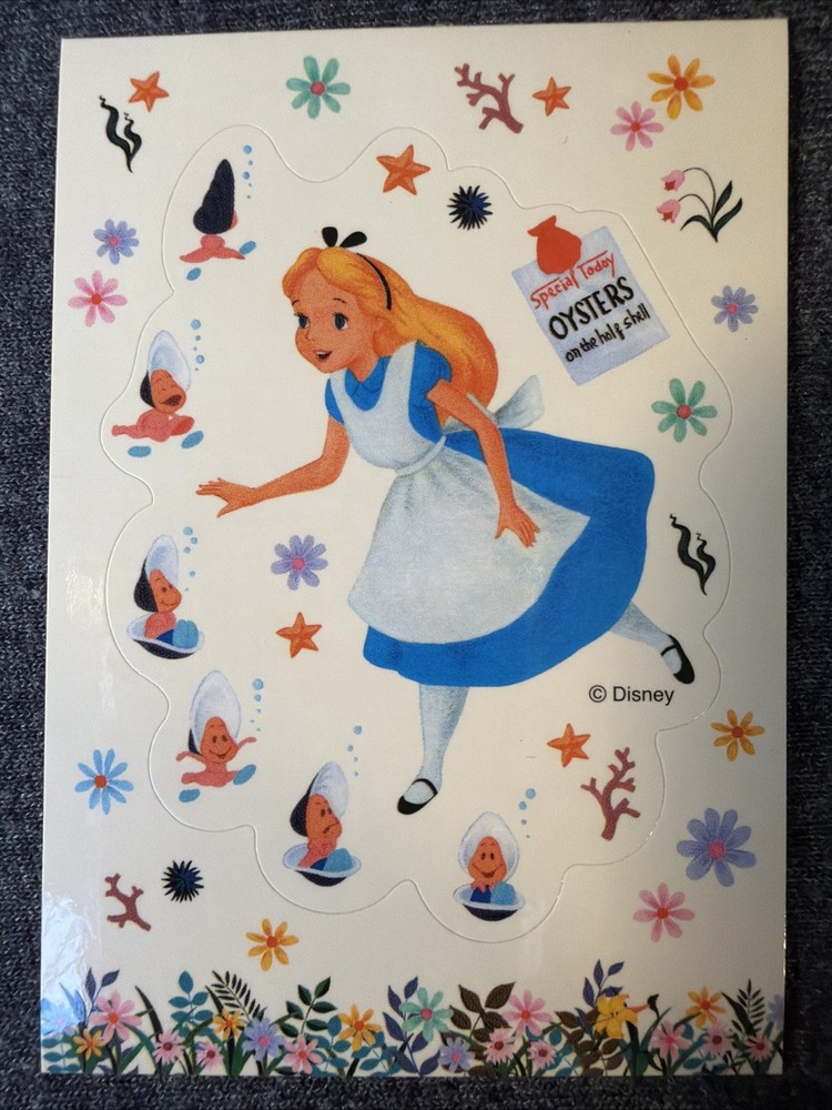Alice In Wonderland Sticker Decal Scrapbook Crafts Collectible