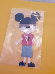 Disneyland Kid mickey mouse ears die-cut 7.5″