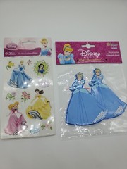 Vintage SandyLion Disney Stickers Princess Lot Cinderella B139