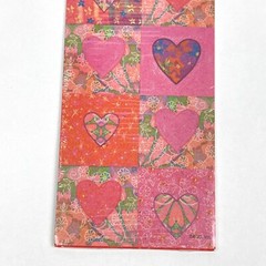 NEW Stickety Doo Da HEARTS American Greetings Stickers 2 Sheets