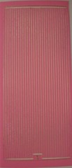 Peel Off Stickers 3mm Borders Stripes Pinks Red Purple Gold Silver Glitter